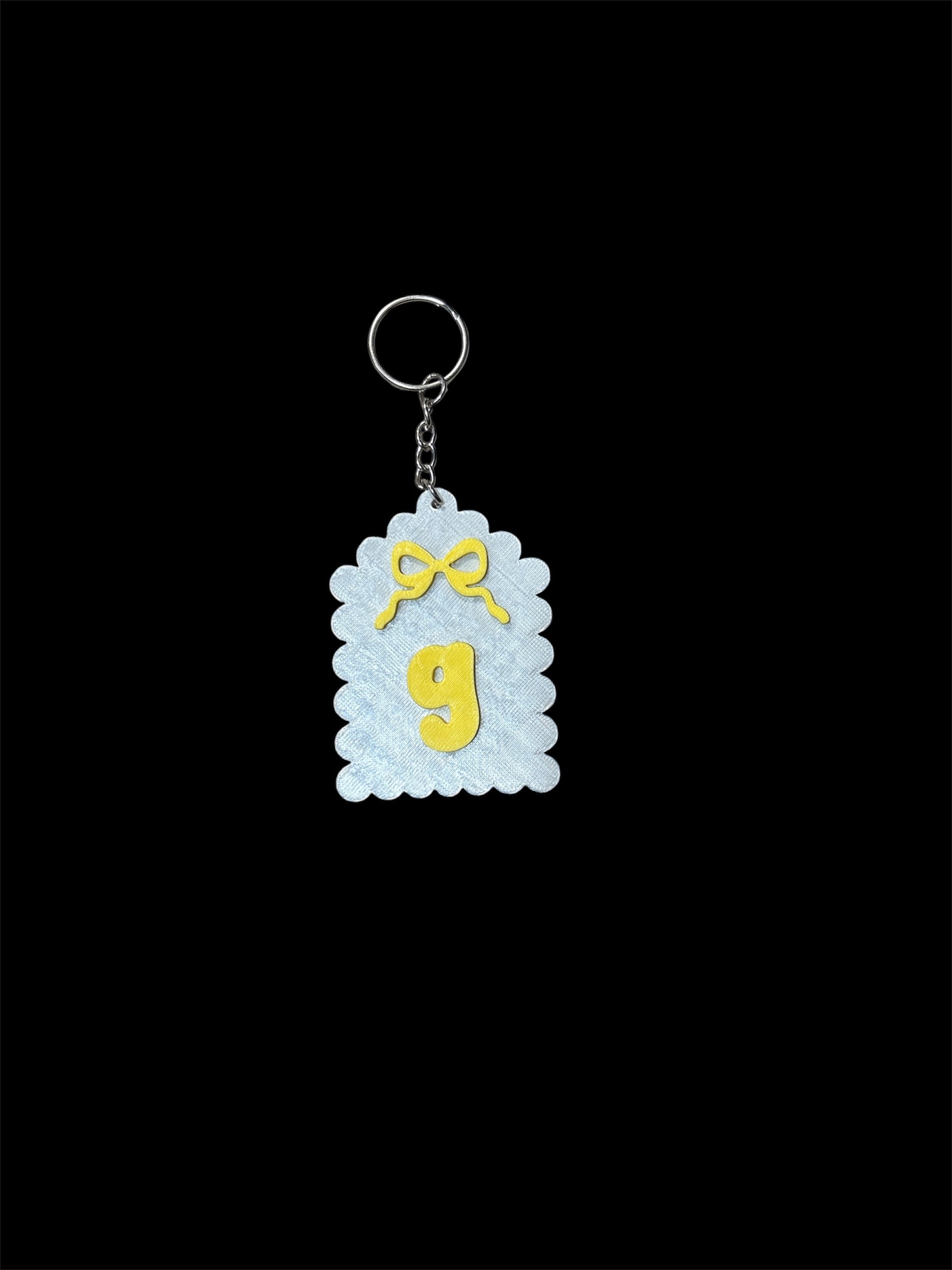 Bow Tag Keyring