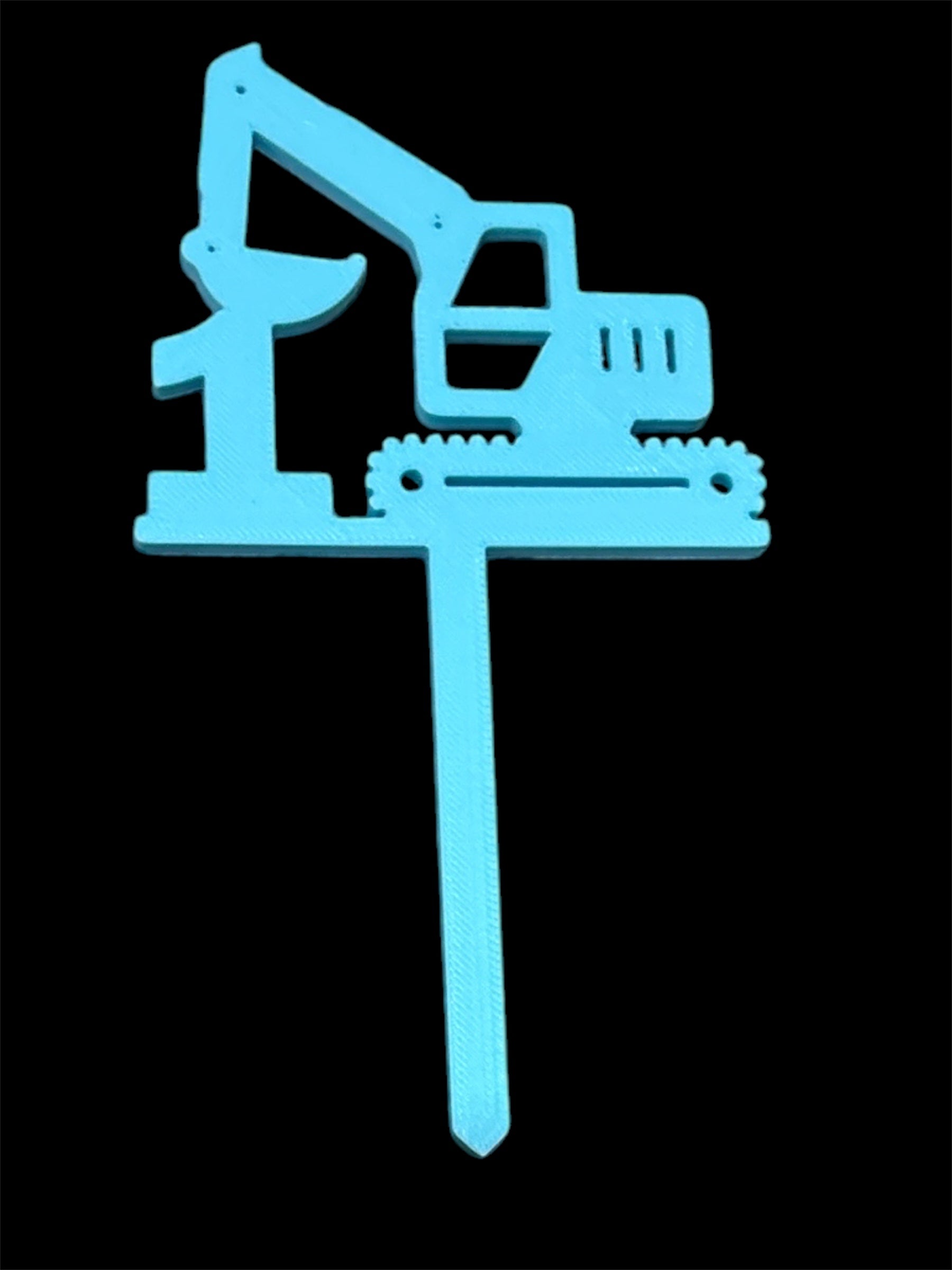 Digger Cake Topper